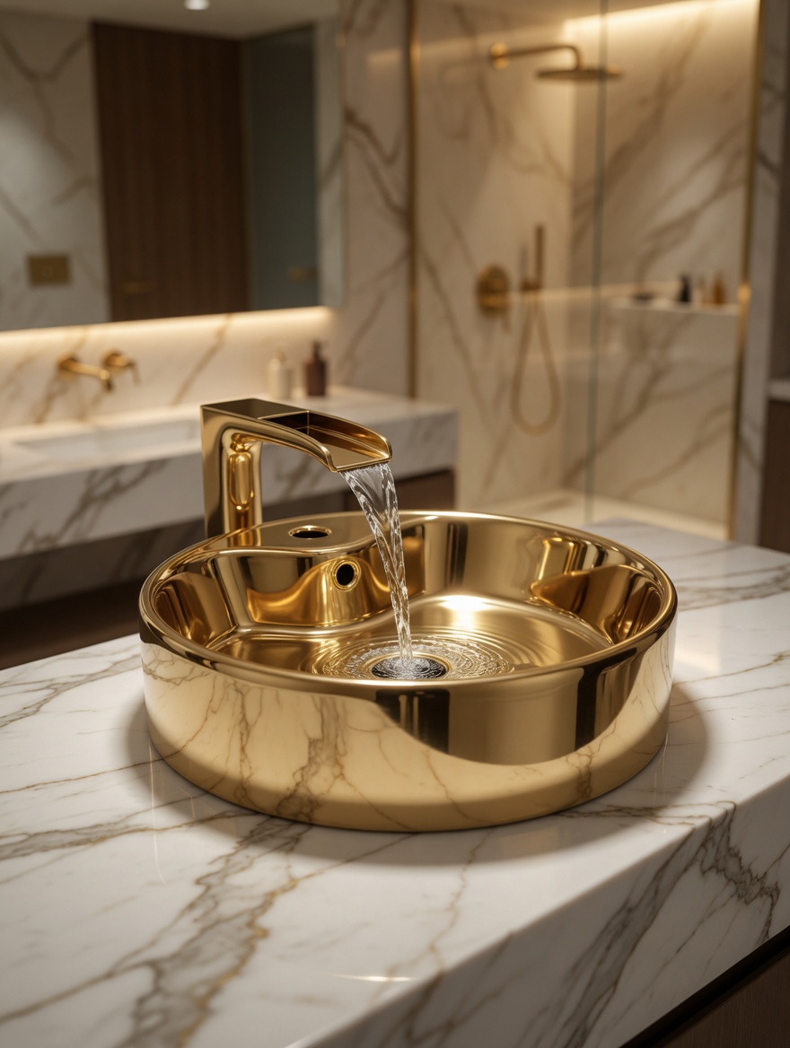 Vasque "Eclat d'Or"